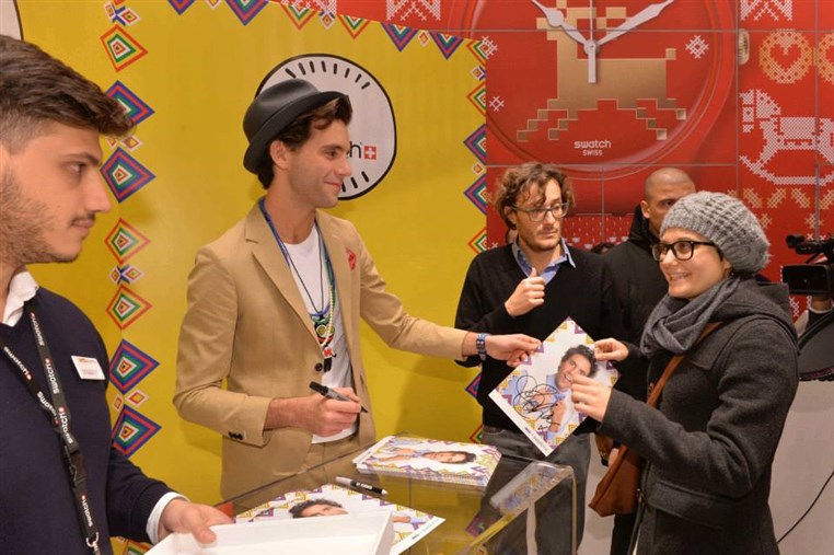 Mika Swatch Signing